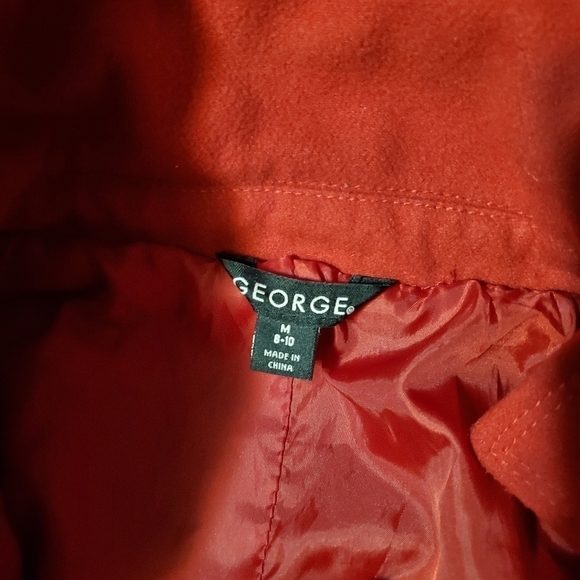 RED pea coat - Picture 4 of 5